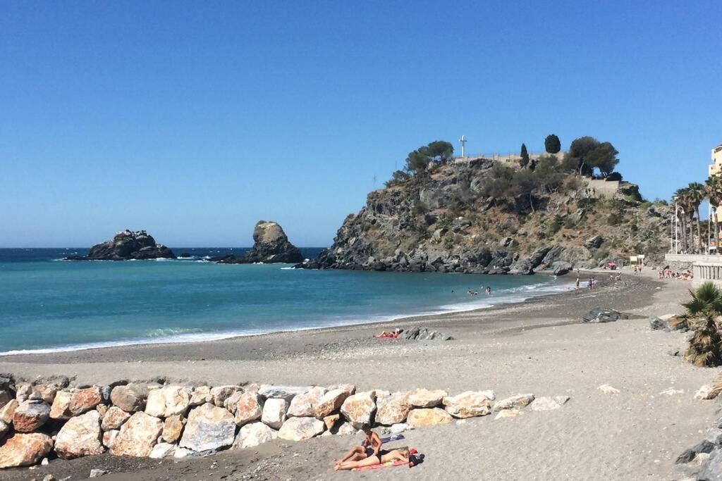 Seaview And Sun All Day Long In Los Pinos, Almunecar, Andalusia Buitenkant foto